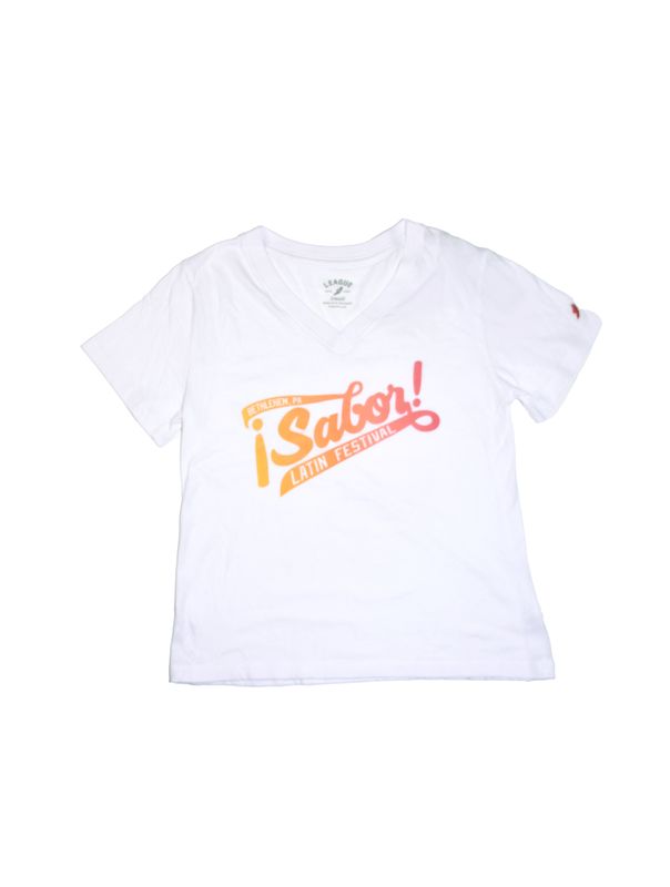 Sabor Tee White Vneck