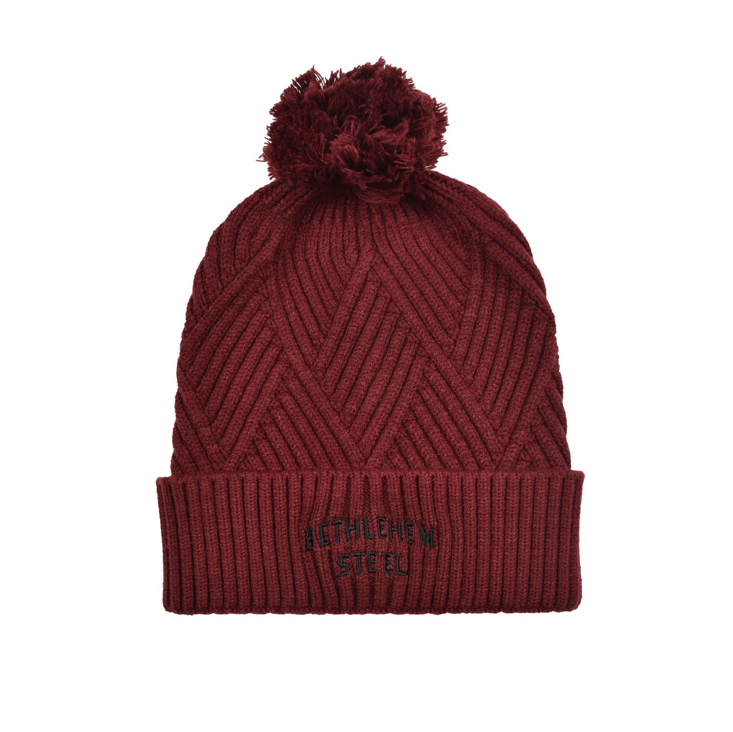 BS Pom Beanie Maroon