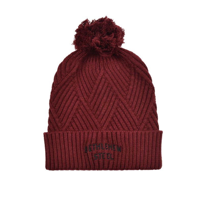 BS Pom Beanie Maroon
