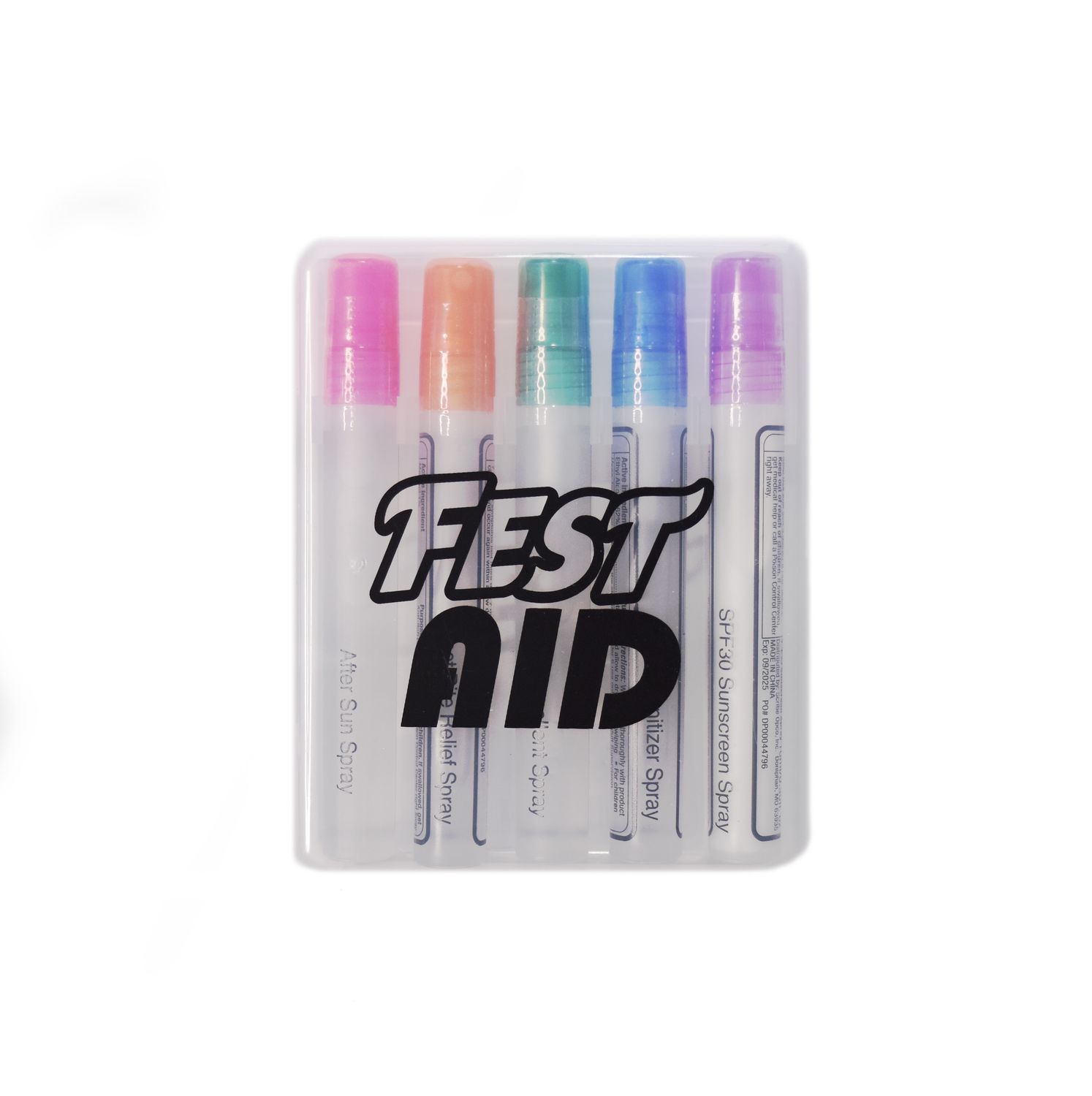 Fest Aid Kit Clear Sprays