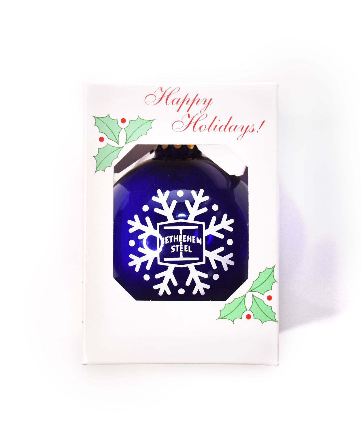 Beth Steel Ornament Blue