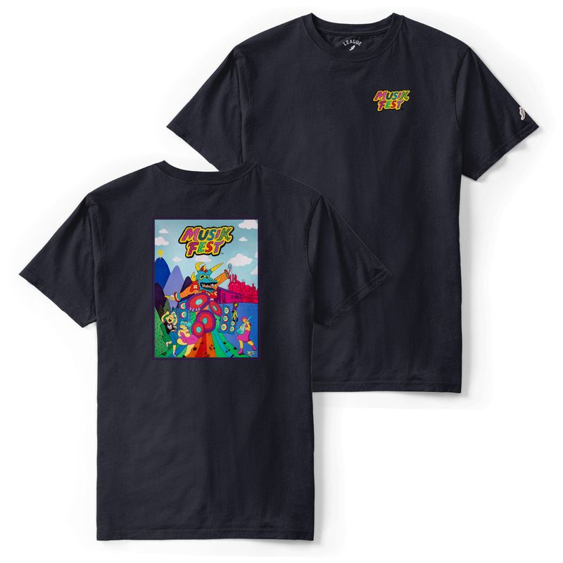 MF 2023 Poster Tee Navy