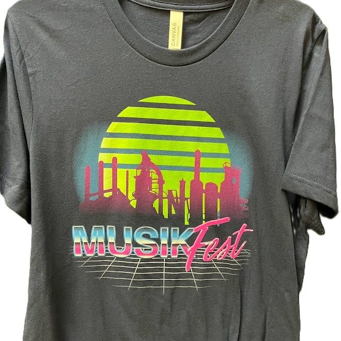 Neon Furnace Outline Musikfest Tshirt