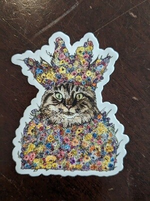 Midsommar Cat Sticker