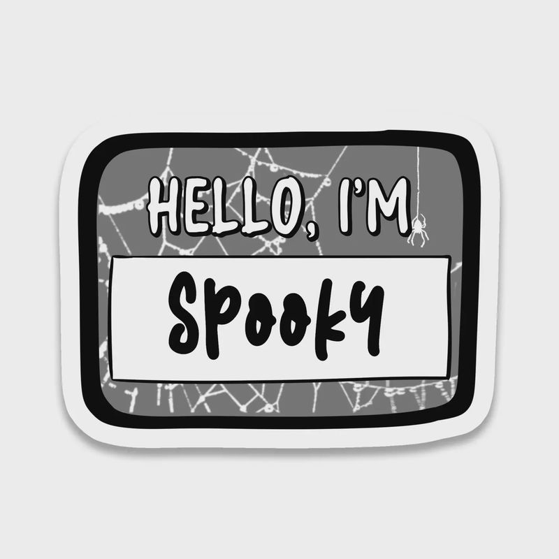 Hello I&#39;m Spooky Sticker