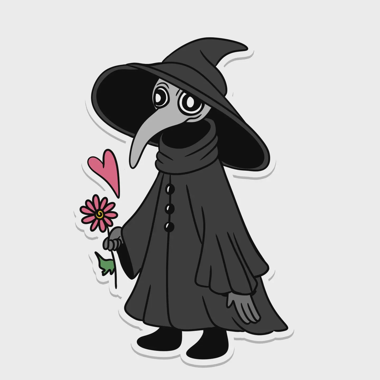 Plague Doctor Sticker