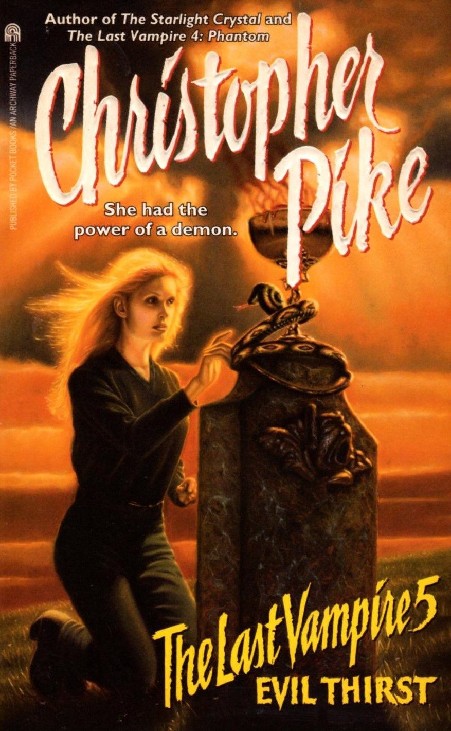 The Last Vampire #5: Evil Thirst by Christopher Pike - USED