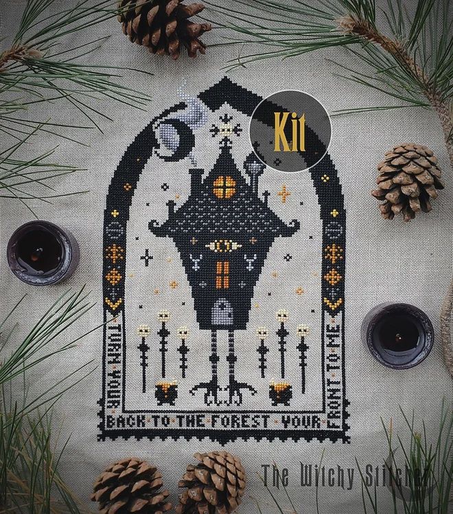 Baba Yaga Cross Stitch Kit