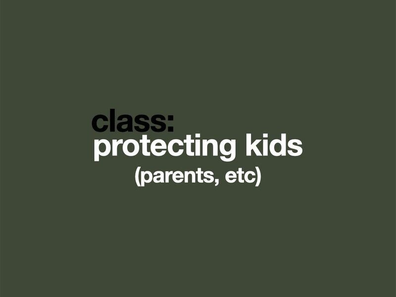 Protecting Kids Training Class - 1 Person
