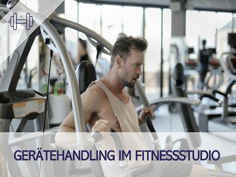 Geräte-Handling im Fitnessstudio