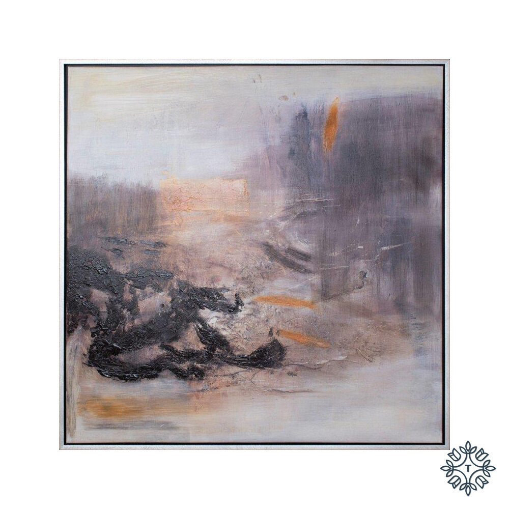 Hand Painted Canvas Addison 90x90cm