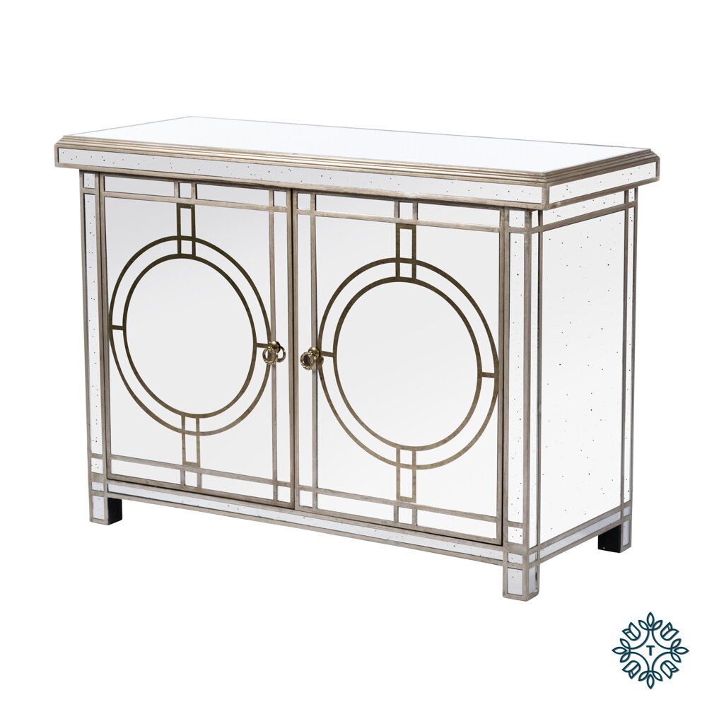 Varese Aged Mirror Console Sideboard