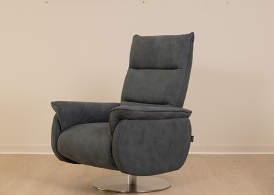 Paolo Luxury Recliner in Tormalina - Italian Leather