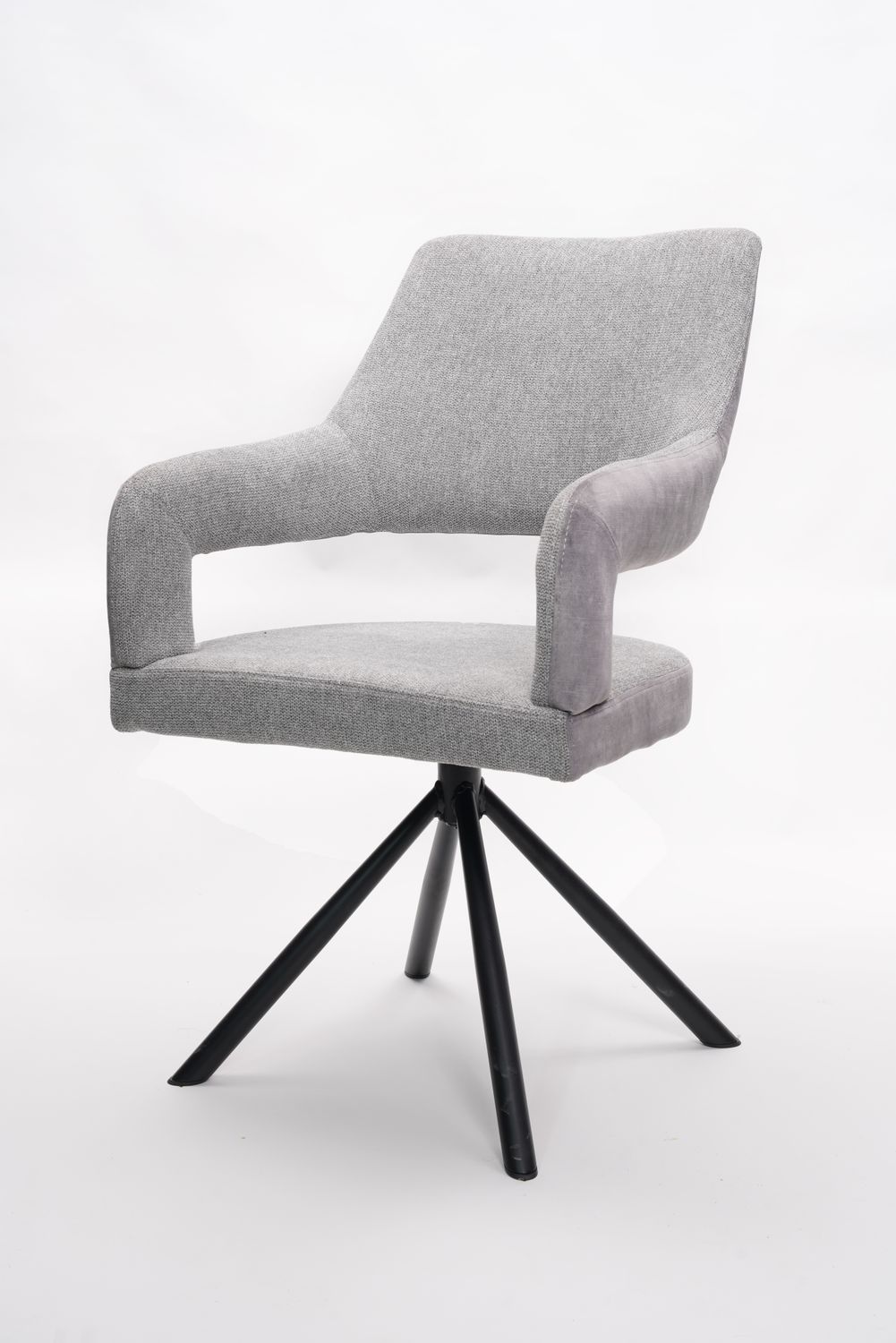 Belle 360 Swivel Dining Chair | Grey
