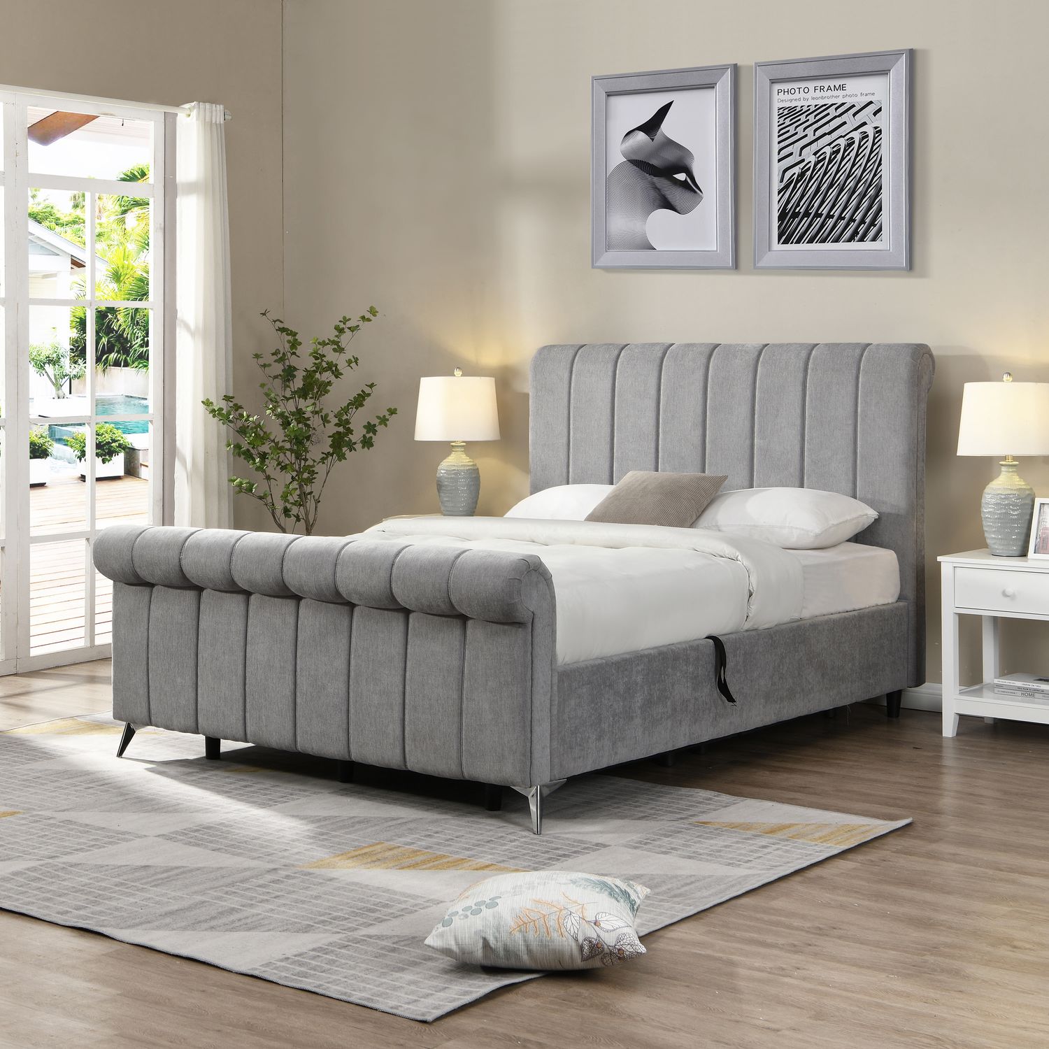 The Carlow Bed - Grey