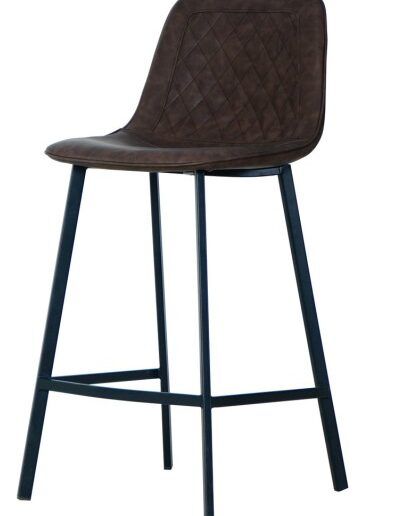 Retro Bar Stool Shadow Brown