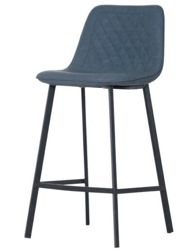Retro Bar Stool Skylight Blue