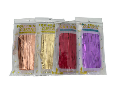 Matte Folie Feestgordijnen 100x200cm Meerdere Kleuren