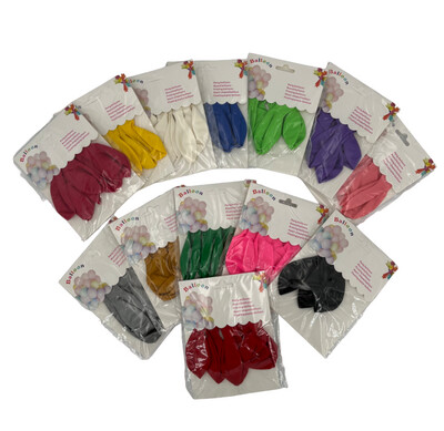 Gekleurde Ballonnen 30cm (8 ballonnen)