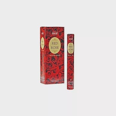 Red Rose Hem Wierooksticks 6x20 Sticks