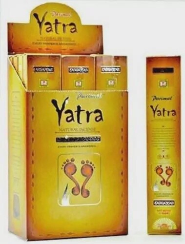 Parimal Yatra Natuurlijke Wierookstokjes 12 doosjes 17 gram