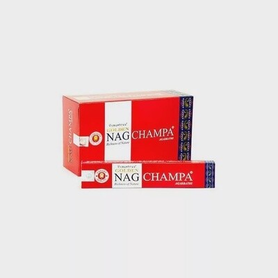 Golden Champa Wierookstokjes 12 doosjes 15 gram