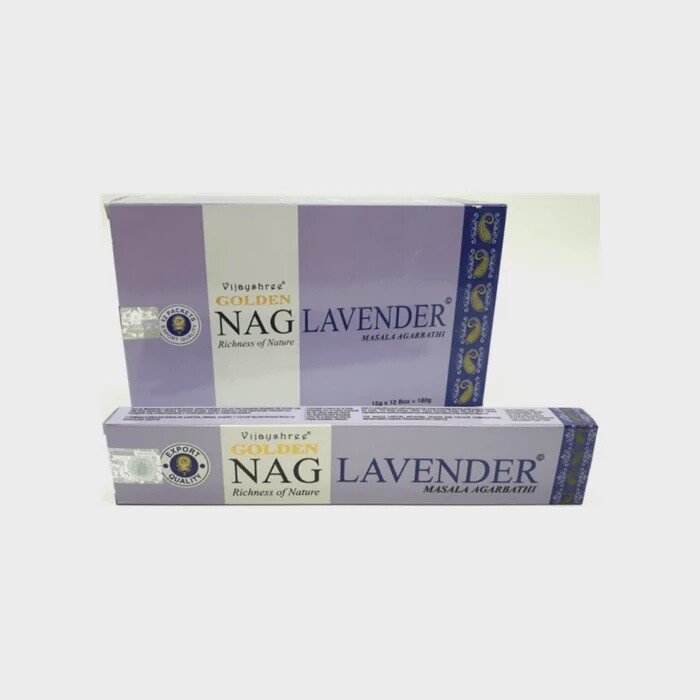 Golden Lavender Wierookstokjes 12 doosjes 15 gram