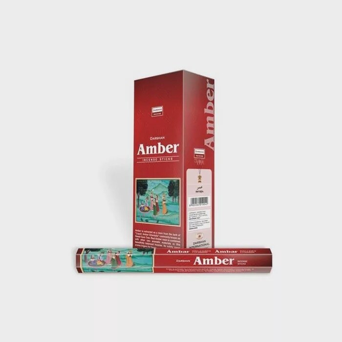 Darshan Amber Wierook 6x20 stokjes
