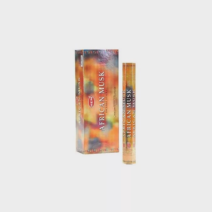 African Musk Hem Wierooksticks 6x20 sticks