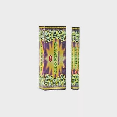 Good Fortune Hem Wierooksticks 6x20 sticks