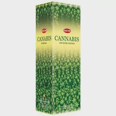 Cannabis hem Wierooksticks 6x20 sticks
