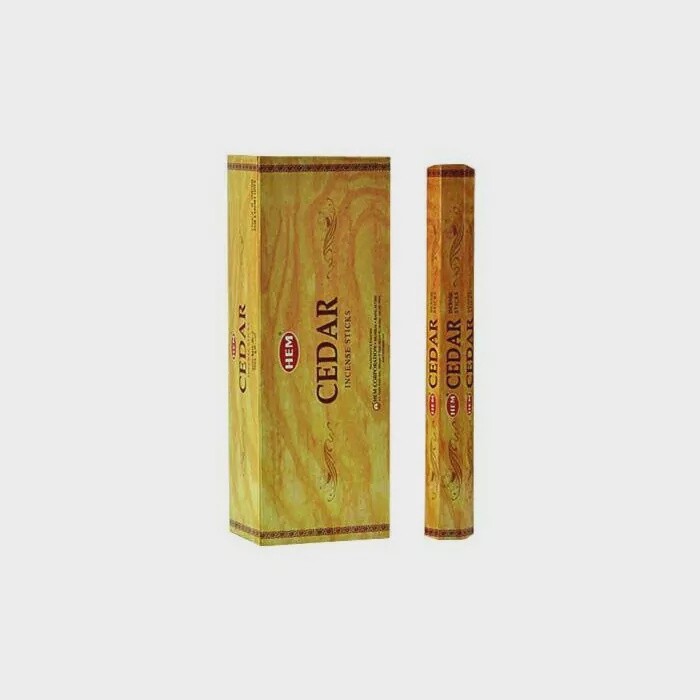 Cedar hem Wierooksticks 6x20 sticks