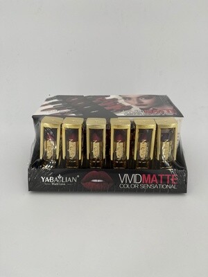 YaBaoLian Matte Lipstick 6 kleuren 24 in een doos
