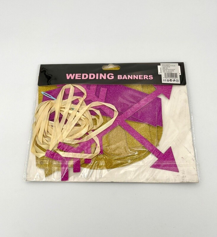 Bride To be Wedding Banner Slingers