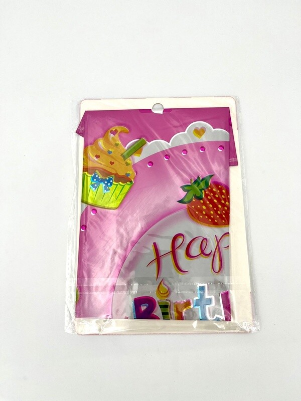 Happy Birthday Folieballon Roze 45 cm