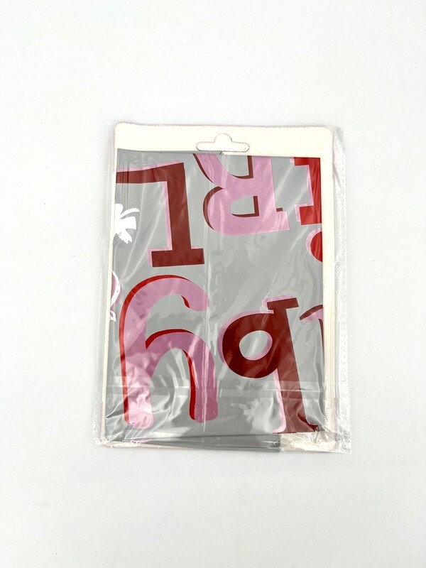 Baby Girl Folieballon Hart 45cm