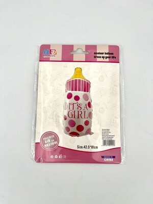 It&#39;s a Girl Fles Folieballon 80cm