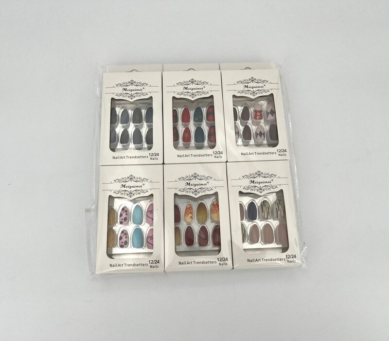 Nail Art Nepnagels 12pack nr3