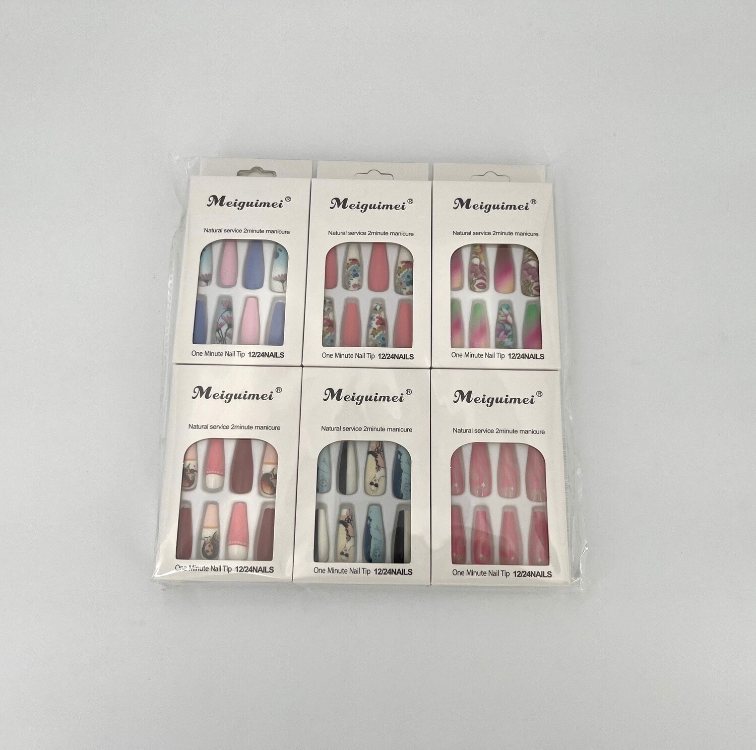 Nail Art Lange Nepnagels 12pack nr3