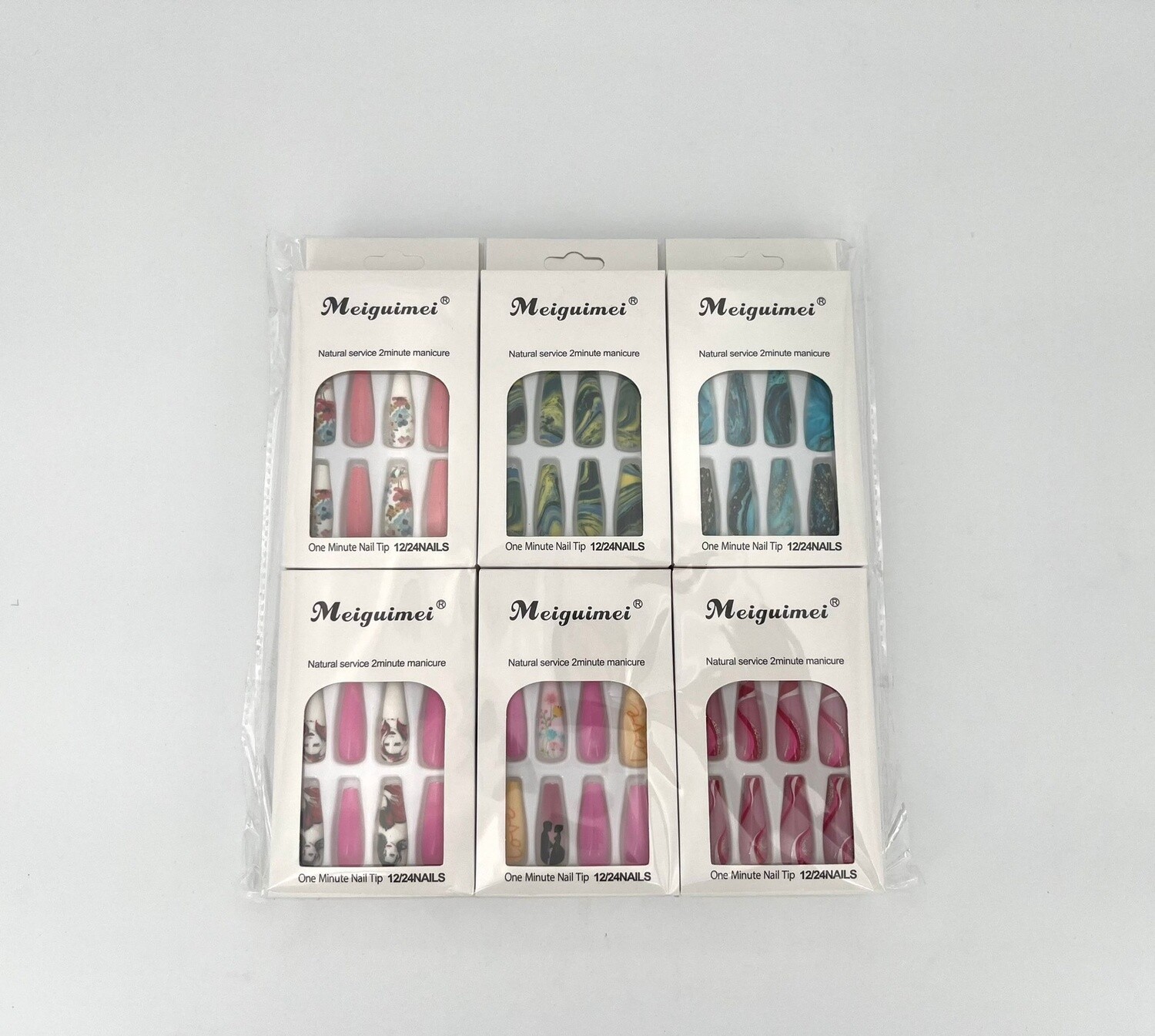 Nail Art Lange Nepnagels 12pack nr4