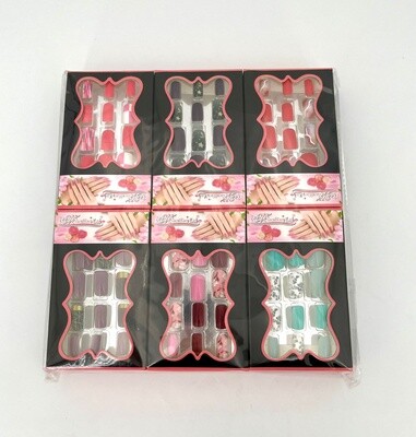 Nail Art Korte Nepnagels Zwarte 12 pack