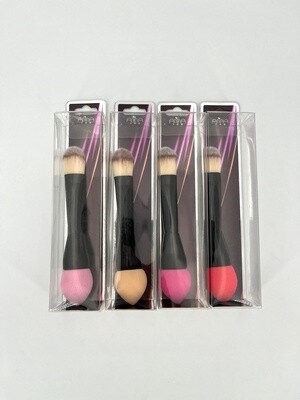 Make-up kwast met Beauty Spons 4 kleuren