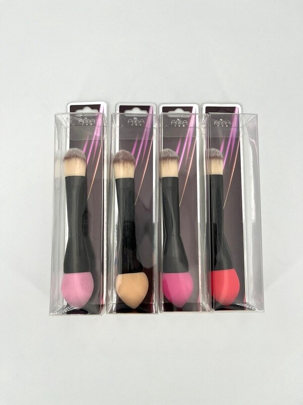 Make-up kwast met Beauty Spons 4 kleuren