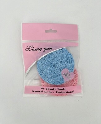2Pack Make-up Sponzen Roze en Blauw