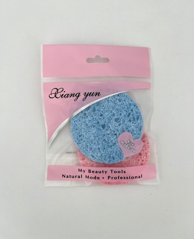 2Pack Make-up Sponzen Roze en Blauw
