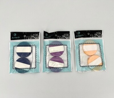 Powder Puffs  Make-Up Sponsen 3 kleuren12 stuks
