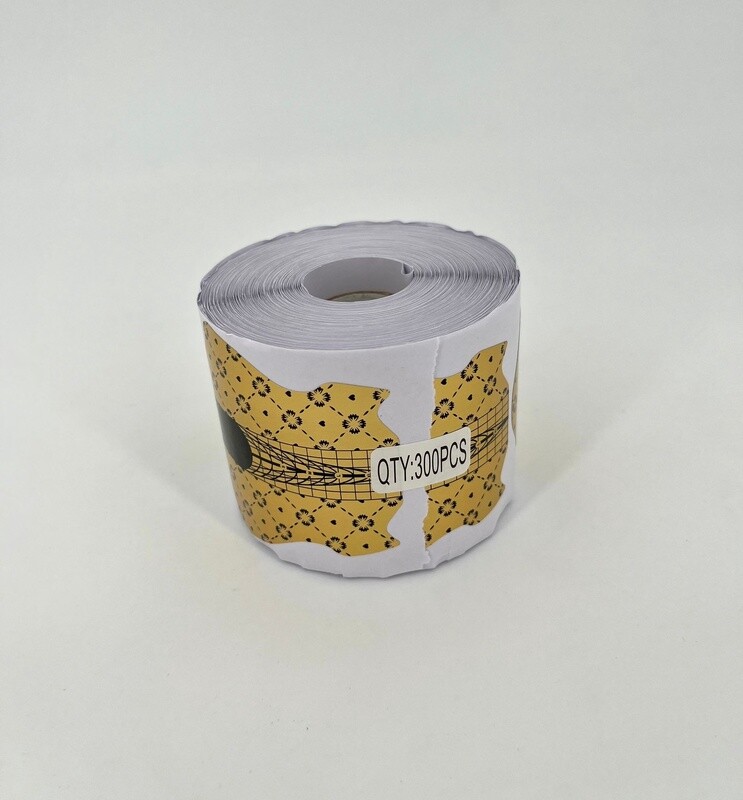 Nagel Sjablonen voor Acryl en Gel 300 Gouden Bloemen