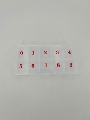 Opberdoosje Platic voor 250 Nepnagels