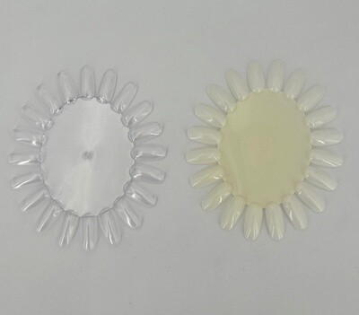 Nagellak Sjablonen waaier 2kleurig