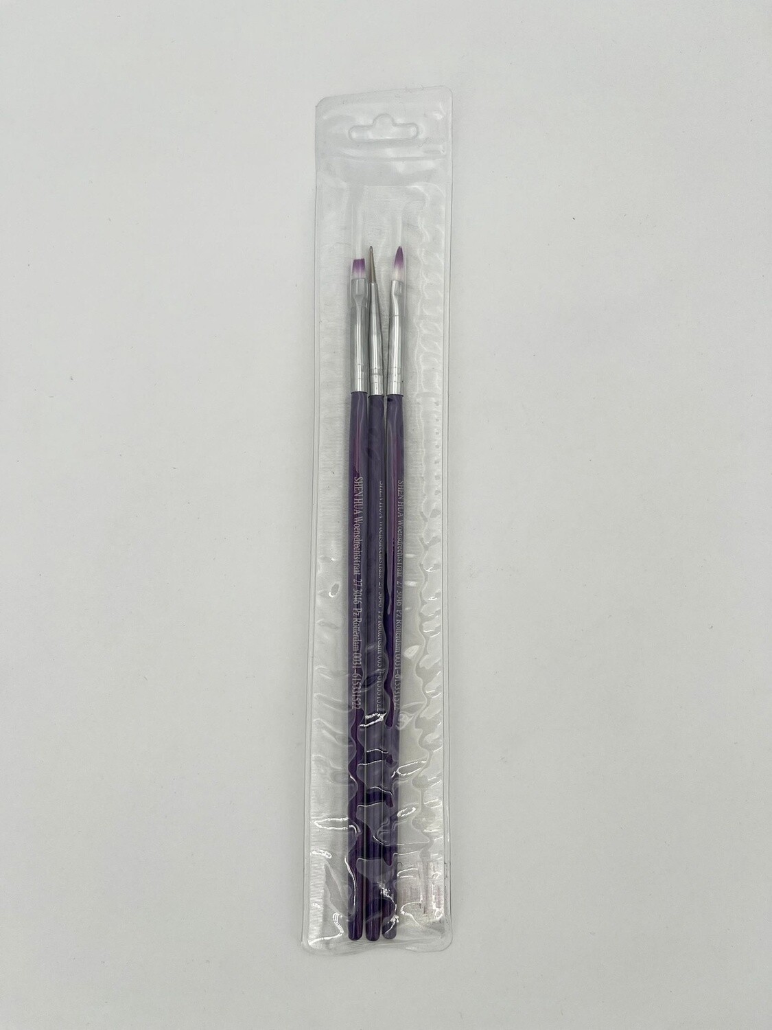 Nail Art penselen set paars